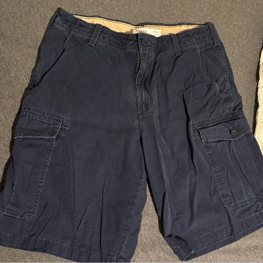Izod Dark Blue Cargo Shorts